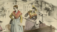 Blanche HENNEBUTE. Costumes basques espagnols : batelieres de Passages